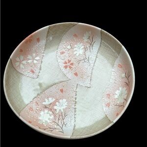 Serving Bowl Pink White Cherry Blossom Japan